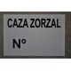 20 x 30 CAZA ZORZAL Nº