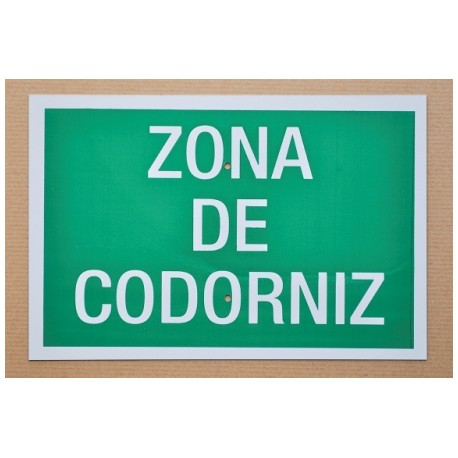 20 x 30 ZONA DE CODORNIZ