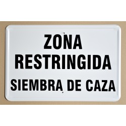 ZONA RESTRINGIDA. SIEMBRA DE CAZA
