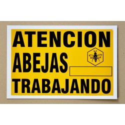 ATENCIÓN ABEJAS TRABAJANDO