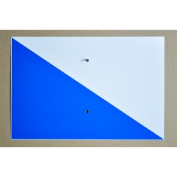 20 x 30 blanca y azul